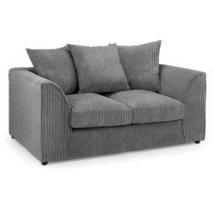 Hyeres Fabric 2 Seater Sofa In Grey