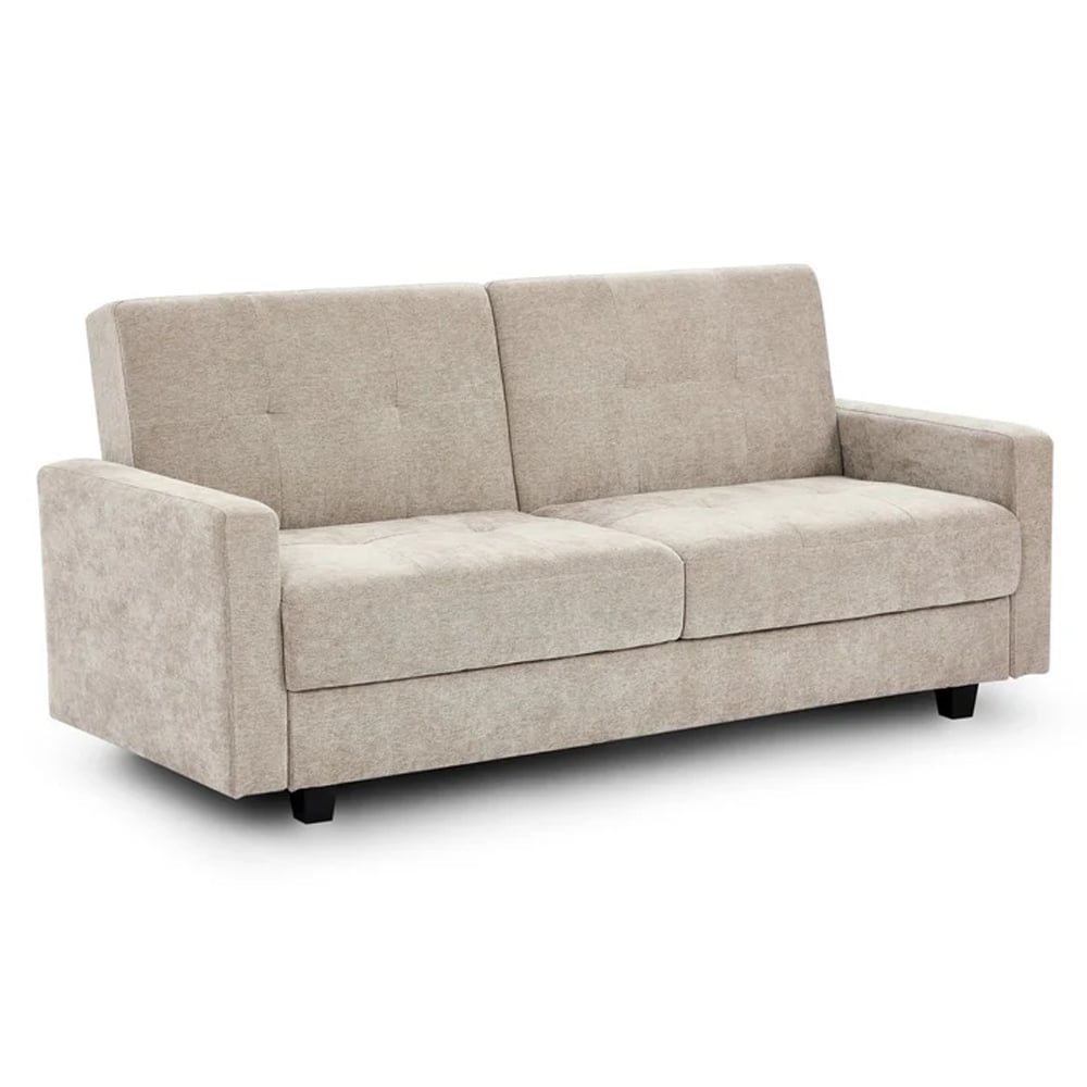 Hilo Fabric 3 Seater Sofa Bed In Beige