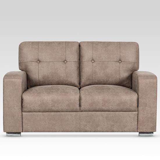 Hobart Fabric 2 Seater Sofa In Taupe