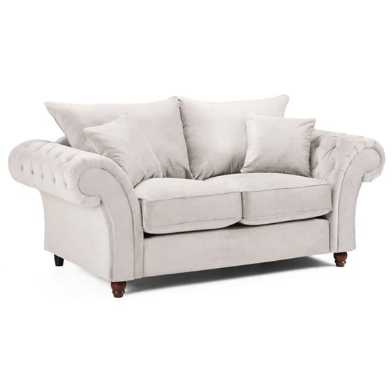 Winston Fabric 2 Seater Sofa In Stone